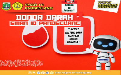 Donor Darah SMAN 10 Pandeglang: PMR Gandeng PMI Wujudkan Aksi Kemanusiaan